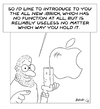 Cartoon: iBrick (small) by bobele tagged apple,iphone,jobs