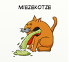 Cartoon: Miezekotze (small) by bobele tagged katze,kotze