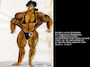 Cartoon: Arnis Unglück (small) by Mol tagged bodybuilding,muskelaufbau,sport,body