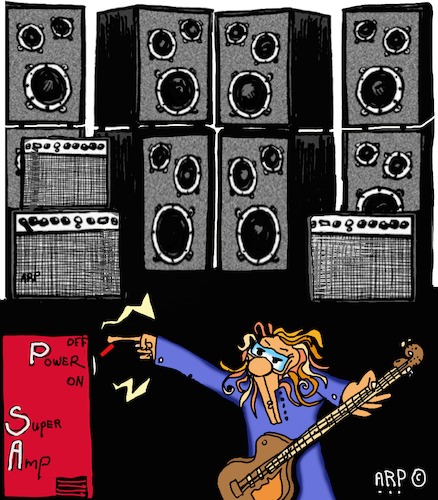 Cartoon: AMPS (medium) by tonyp tagged arp,amps,power,zap