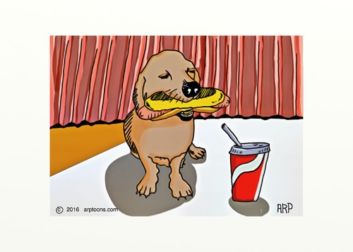 Cartoon: Dog and Pop (medium) by tonyp tagged arp,pop,dog