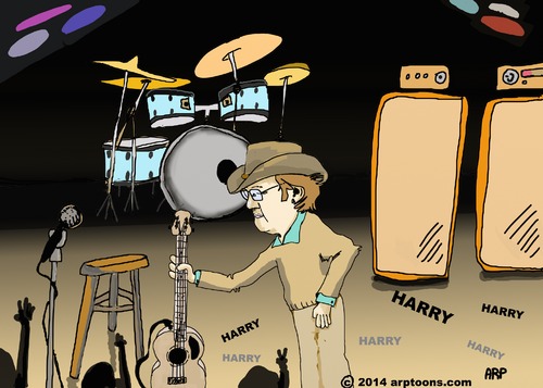 Cartoon: Harry (medium) by tonyp tagged arp,harry,star,music,arptoons