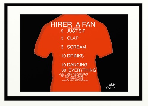 Cartoon: Hirer a fan (medium) by tonyp tagged fun,bar,hirer,arp,fan