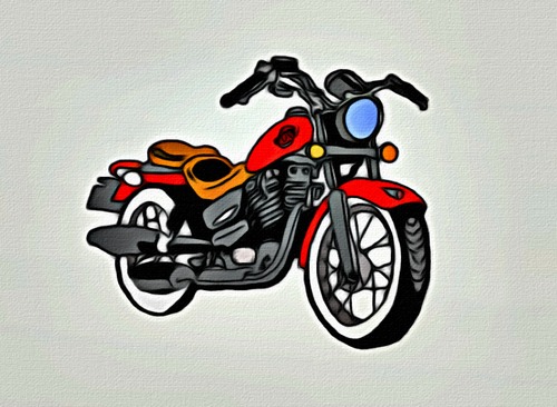 Cartoon: RED BIKE (medium) by tonyp tagged arp,red,bike,motorbike,arptoons