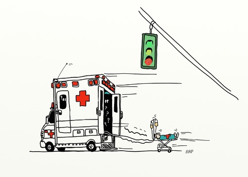 Cartoon: Zoom zoom... (medium) by tonyp tagged arp,ambulance,zoom,zo