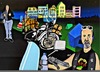 Cartoon: American Bikers (small) by tonyp tagged arp,bikers,harley,davison,arptoons