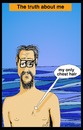 Cartoon: Black Glasses (small) by tonyp tagged arp glasses hair man blue arptoons