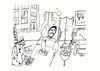 Cartoon: getting better (small) by tonyp tagged arp,hospital,better,drinks,arptoons