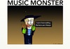 Cartoon: MUSIC MONSTER (small) by tonyp tagged arp,music,monster,eating,amp,guitar,arptoons
