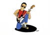 Cartoon: Rocker (small) by tonyp tagged arp rocker guitar kneeling down