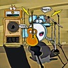 Cartoon: Waiting to be played (small) by tonyp tagged arp colleen family music tonyp arptoons hot drawing carrtoon