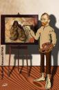 Cartoon: Van Gogh (small) by Fadi tagged painter painting oil canvas van gogh artist poverty shoes