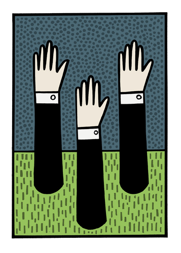 Cartoon: Underground (medium) by baggelboy tagged hands,stuck