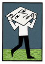 Cartoon: Looking up (small) by baggelboy tagged look,up,optomistic