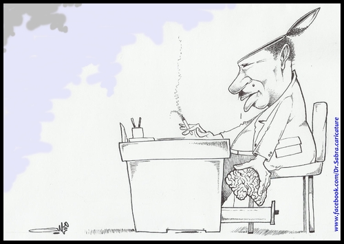 Cartoon: Employer (medium) by mohamed sabra tagged ideas