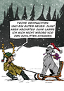 Cartoon: Dogtaris Weihnachtskarte (small) by dogtari tagged weihnachten advent dogge hund katze dogtari bruno