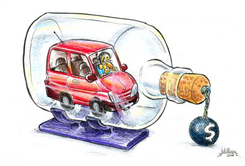 Cartoon: Drink e drive (medium) by William Medeiros tagged cuco,watch,bird,time,clock