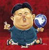 Cartoon: Kim Jong-un (small) by William Medeiros tagged political,korea,war,nuclear,atomic,dictator