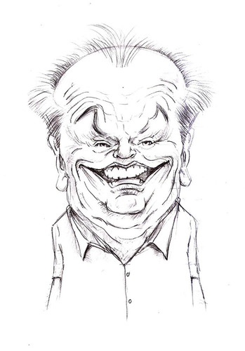 Cartoon: Jack Nicholson (medium) by leandrofca tagged art