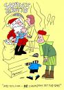 Cartoon: Chemistry set. (small) by daveparker tagged santa,chemistry,set,store