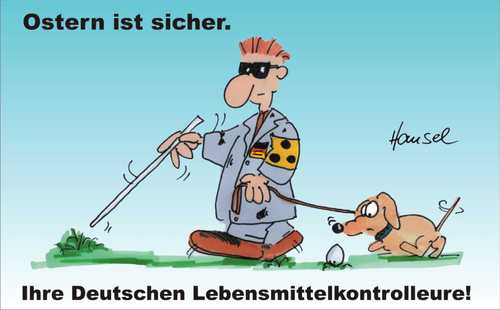 Cartoon: Dioxineier (medium) by Hansel tagged cartoons,hanselcartoons,hansel,lebensmittelkontrolle,dioxineier