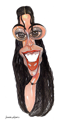 Cartoon: Fernanda Torres (medium) by juniorlopes tagged caricature,karikatur,karikaturen,fernanda torres,film,schauspielerin,fernanda,torres