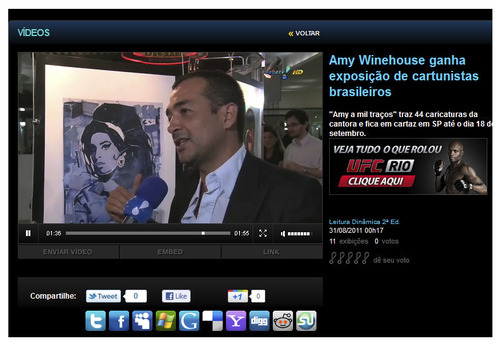 Cartoon: Interview about Amy Winehouse (medium) by juniorlopes tagged amy