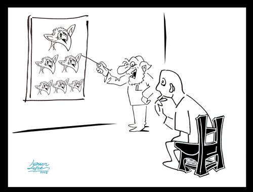 Cartoon: Mr Magoo (medium) by juniorlopes tagged cartoon,usa,bush