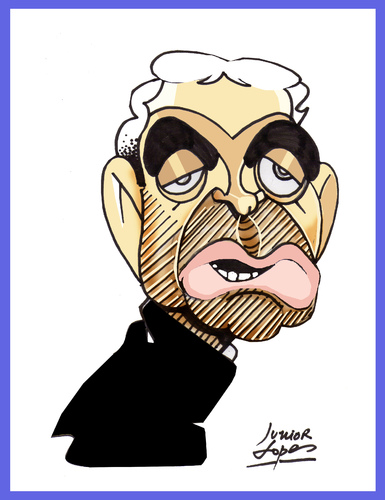 Cartoon: Raymond Domenech (medium) by juniorlopes tagged world,cup,karikatur,karikaturen,fußball,fussball,fußballspieler,raymond domenech,frankreich,raymond,domenech