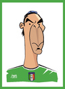 Cartoon: Buffon (small) by juniorlopes tagged world cup 2010