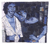 Cartoon: Mapplethorpe and Patti Smith (small) by juniorlopes tagged mapplethorpe