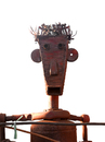 Cartoon: Self portrait (small) by LeeFelo tagged scrap,iron,recycled,selfportrait