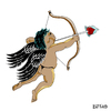 Cartoon: Tanned cupid (small) by LeeFelo tagged tanned,cupid,arrow,heart,love,condom,hiv,prevention,racism