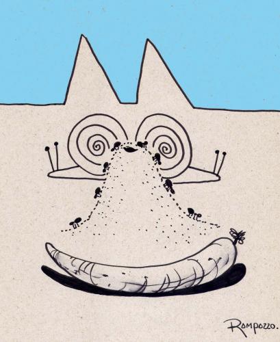 Cartoon: mutcholoco (medium) by Marcelo Rampazzo tagged mutcholoco,,gesicht,schnecke,abstrakt,ameisen,landschaft