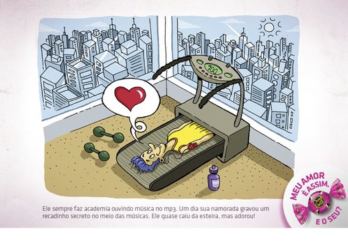 Cartoon: Training the heart (medium) by Marcelo Rampazzo tagged love