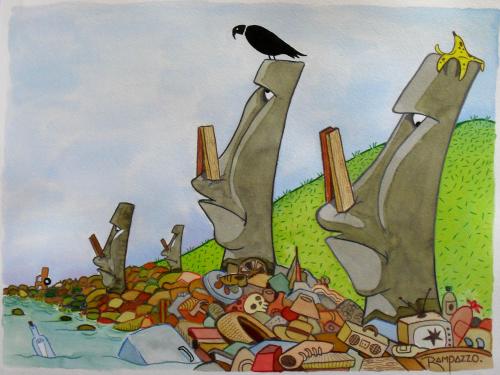Cartoon: Trash (medium) by Marcelo Rampazzo tagged trash,natur,umwelt,umweltschutz,naturschutz,verschmutzung,umweltverschmutzung,reste,müll,abfall