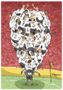Cartoon: Goooooool (small) by Marcelo Rampazzo tagged soccer,goal,celebration,team,sports