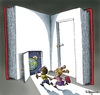 Cartoon: The Doors (small) by Marcelo Rampazzo tagged books education kids