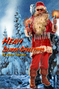 Cartoon: heavy season greetings (small) by neudecker tagged season,greeting,card,santa,claus,nikolaus,christmas