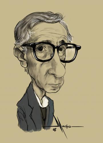 Cartoon: Woody Allen 2.0 (medium) by Mecho tagged woody,caricature,caricaturas,caricatures,cartoons