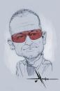 Cartoon: Bono (small) by Mecho tagged caricature,caricatura,caricatures,caricaturas,bono,famosos,cantante,musica