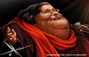 Cartoon: Mercedes Sosa (small) by Mecho tagged caricature,caricatures,singer