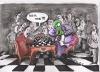 Cartoon: check mate2 (small) by ivo tagged wau