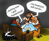 Cartoon: darling... (small) by ivo tagged wow