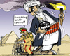 Cartoon: Egypt - under control (small) by MarkusSzy tagged egypt,military,islamist,president,morsi,arrest,islamists,civil,war