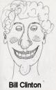 Cartoon: Caricature - Bill Clinton (small) by chriswannell tagged cartoon,caricature,bill,clinton