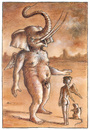Cartoon: Einfach Fabelhaft (small) by Thomas Bühler tagged elefant,tiere,alegorie,fabel
