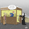Cartoon: Weihnachtsmarkt (small) by Thorsten Klomfass tagged weihnachtsmarkt,weihnachten,glühwein,glühweinstand,tod