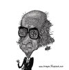Cartoon: Jose Saramago (small) by Nayer tagged jose saramago portugal portuguese novelist playwright