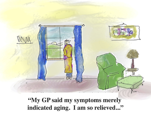 Cartoon: Aging (medium) by cgill tagged illness,aging